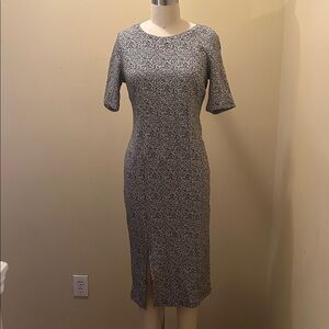 Elegant Black and White Women's Dress